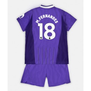 Tottenham Hotspur Mateus Fernandes #18 Jalkapallovaatteet Lasten Kolmas peliasu 2026-27 Lyhythihainen (+ Lyhyet housut)